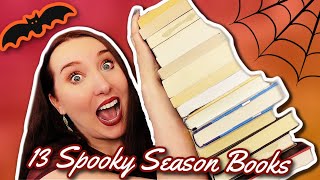 October TBR 🎃 13 Cozy amp Spooky Mysteries amp Thrillers I CANT Wait to Read [upl. by Ylrebmi77]