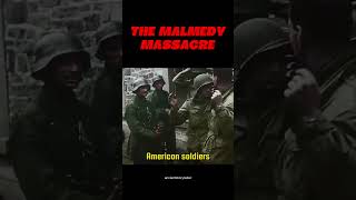 THE MALMEDY MASSACRE German Soldiers Executing American POWs in Battle of the Bulgequotshorts [upl. by Ruhtua]