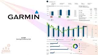 GRMN Garmin Ltd Q3 2023 Earnings Conference Call [upl. by Ellenahs275]