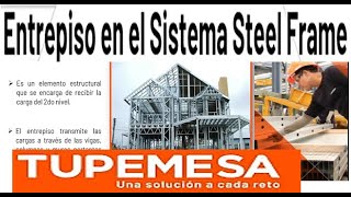 CONSTRUCCIÓN DE ENTREPISO CON STEEL FRAME TUPEMESA CURSO 2024 [upl. by Mandal703]