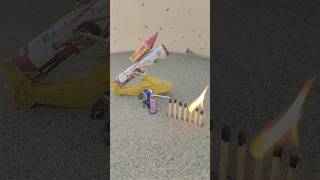 Matchstick Amazing Cracker experiment  Diwali cracker testing 2024 😅🤣shorts crackers💥🚀 [upl. by Gnov]