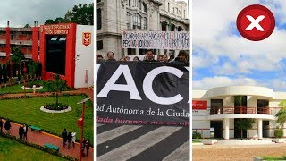 Top 7 Peores Universidades De México 😨 Según Sus ESTUDIANTES [upl. by Aicilf]