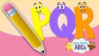 The Sounds of the Alphabet  PQR  ​​🌈 Super Simple ABCs [upl. by Lerim893]