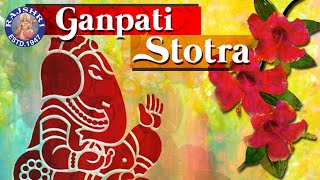 Ganpati Stotram With Lyrics  Pranamya Shirasa Devam  Sankat Nashak Ganesh Stotram  Rajshri Soul [upl. by Valorie]