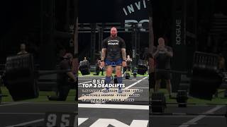 Rogue Invitational 2024 men’s deadlift ladder rogueinvitational strongman officialstrongman [upl. by Elagibba]