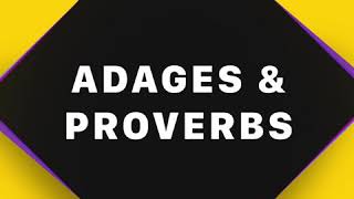 Figurative Language  Adages amp Proverbs [upl. by Vinia620]