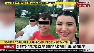 ROMANIA LA RAPORT cu Andreea Cretulescu 18112024 Soarta copiilor lui Prigoana decizia instantei [upl. by Eedyaj156]