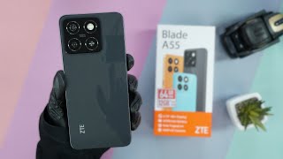 ZTE Blade A55 Unboxing  HandsOn Design Unbox Camera Test [upl. by Bibby]