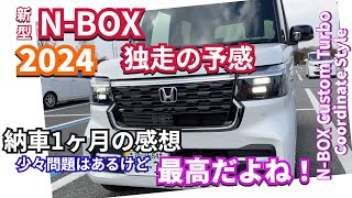 少々問題もあるけど最高だね👍2024年も独走の予感 NBOX納車から1ヶ月の感想 新型nbox nbox nboxカスタム jf5 [upl. by Littman451]