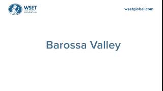 How to say it Barossa Valley [upl. by Eittel]