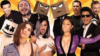 Djs From Mars  Best Songs Of 2018 Rewind Megamashup 40 tracks in 5 minutes [upl. by Hosbein]