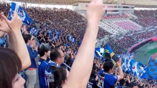 16042017 Cerezo Osaka vs Gamba Osaka C大阪 x G大阪 GAMBA FANS Players entrance [upl. by Turnbull]