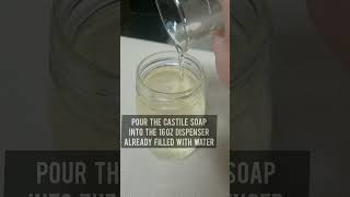 How to Make NonToxic HandDish Soap w Castile Soap [upl. by Azila]