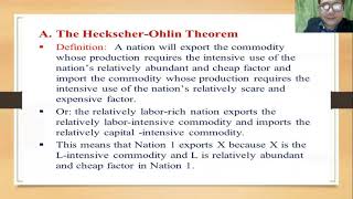 How to apply Ohlin Heckscher Theory in International Trading by Prof Jojo Pangan [upl. by Siuqaj]