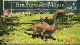 Final Fantasy XIV  Brachiosaur Mount [upl. by Heydon297]