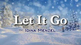 Let It Go  KARAOKE VERSION  As popularized by Idina Menzel [upl. by Nykal584]