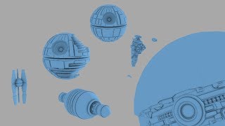 Superweapon Size Comparison  Star Wars Legends and Canon [upl. by Anikram883]