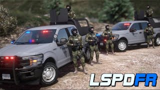 GTA 5 POLICIA  OPERATIVO DE MARINA EN LA CIUDAD  TheAxelGamer [upl. by Naul]