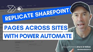 How to replicate SharePoint Pages with Power Automate [upl. by Lalittah]