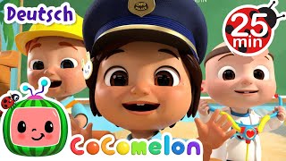 Das Berufelied  Kinderlieder und Cartoons  CoComelon  Moonbug Kids Deutsch [upl. by Yaker958]