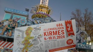 Aufbau Video  Allerheiligenkirmes Soest 2024 [upl. by Lucine611]