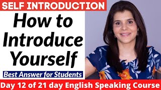 How to Introduce Yourself in English  Self Introduction for SchoolCollege Students  ChetChat [upl. by Cosme]