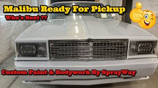 LifewiththeIkes 1979 Chevy Malibu Custom 3 Stage Pearl Paint Job Is Complete amp All Back Together [upl. by Elockin]