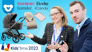 Nowości iCandy Core Elodie BabyBjorn Leander  targi KIDS TIME 2023 Scandinavian Baby [upl. by Jopa]