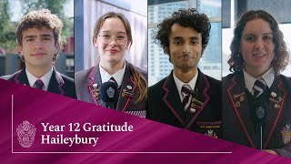 Haileybury  Year 12 Gratitude [upl. by Enyawal105]