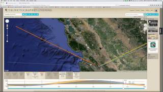 Plotting A Crescent Moonset With The Photographers Ephemeris [upl. by Aldwon]