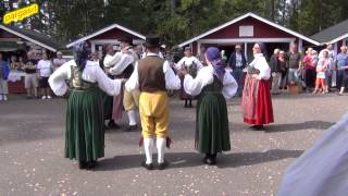 Folk dance quotTrekarlspolskaquot med quotHembygdsgillet  Malmöquot 10082013 [upl. by Rednav703]