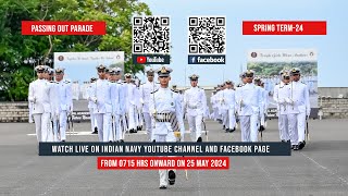 Indian Naval Academy Passing Out Parade Spring Term 2024 [upl. by Jordon]