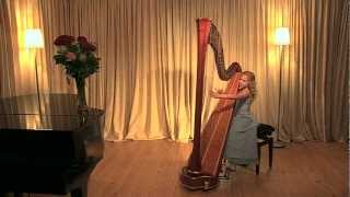 A Hasselmans  Fileuse Alisa Sadikova  9 years old harpist [upl. by Wynny860]