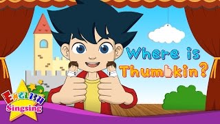 Where is Thumbkin  Nursery Rhymes  Popular Rhymes  English Song For Kids  Finger Song [upl. by Kung]