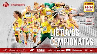 Lietuvos lengvosios atletikos čempionatas 2024 Antroji diena [upl. by Jenn511]