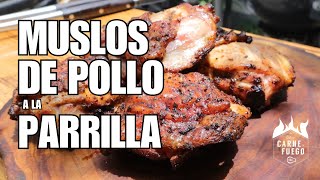 Muslo de pollo Anticuchero  Parrilla para principiantes [upl. by Ellynad]