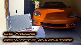 C6 Corvette DeWitt Radiator Swap Ep 7 [upl. by Etnuaed]