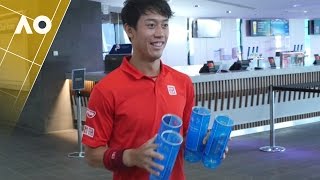 ATP 30 Second Challenge The Cans  Australian Open 2017 [upl. by Naenaj]