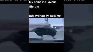 my name is giovanni giorgio [upl. by Thanasi812]