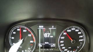 Seat Ibiza 10 EcoTSI acceleration 2015 [upl. by Cuthburt]