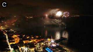 Fogo de artifício visto do Céu  Festas do Mar 2017  Cascais [upl. by Lais]