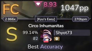 89⭐ Shyot73  Cattle Decapitation  Circo Inhumanitas Kyus Easy SD 9914 FC 2  1047pp  osu [upl. by Schwerin426]