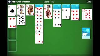 Microsoft Solitaire Klondike  Level Grandmaster [upl. by Tnias754]