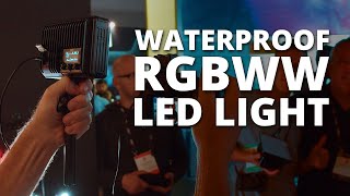 The LitraStudio is a powerful rugged RGBWW LED light you can take underwater [upl. by Nyraf]