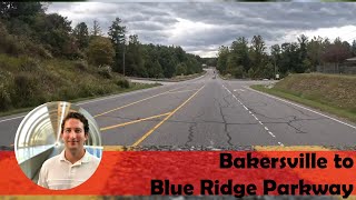 Driving from Bakersville to Blue Ridge Parkway  North Carolina [upl. by Ahsiem64]