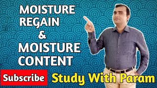 MOISTURE REGAIN amp MOISTURE CONTENT  Textile Material  Study With Param  Parmanand [upl. by Nahshun944]