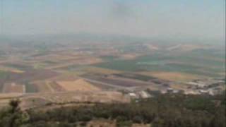 View Jezreel Valley Armageddon from Mt Carmel [upl. by Anilegna184]