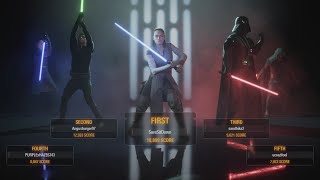 Star Wars Battlefront 2  Rey Gameplay  Heroes Vs Villains [upl. by Idham424]