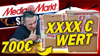 Was ist in der 700€ XXL MediaMarkt  Box  Wundertüte [upl. by Featherstone408]