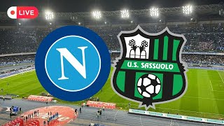 Napoli Sassuolo LIVE 🔴 Partita in diretta con i tifosi napoletani allo stadio Maradona [upl. by Vivie]